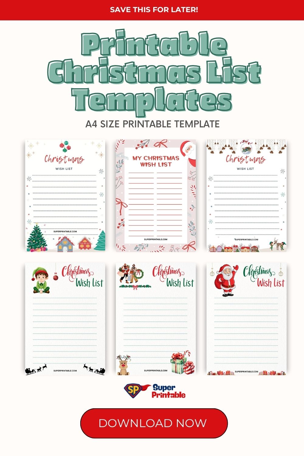 15 Free Printable Christmas List | Free PDF Printables