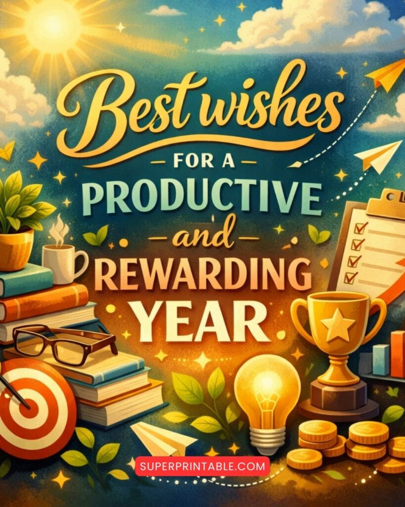 Best wishes for a productive and rewarding year