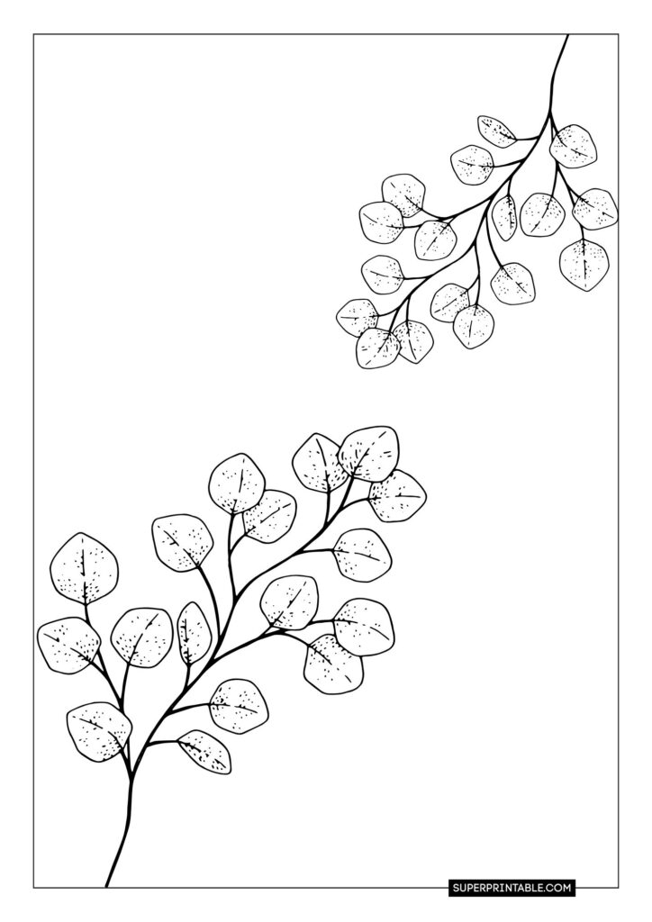 Mistletoe Christmas Coloring Pages 10