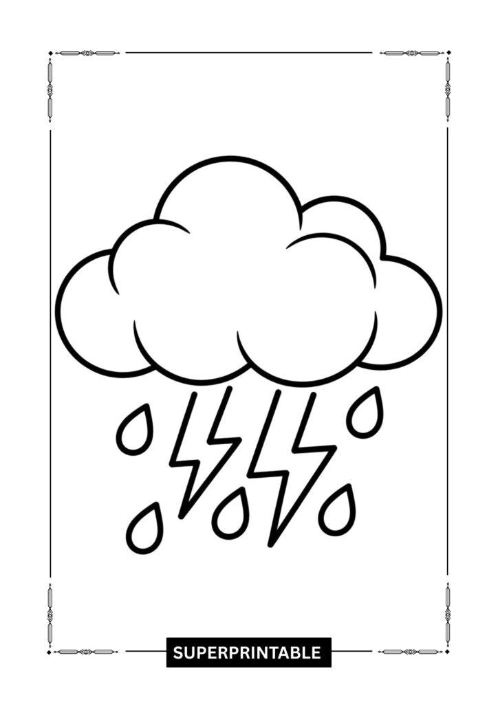Weather Coloring Pages 6