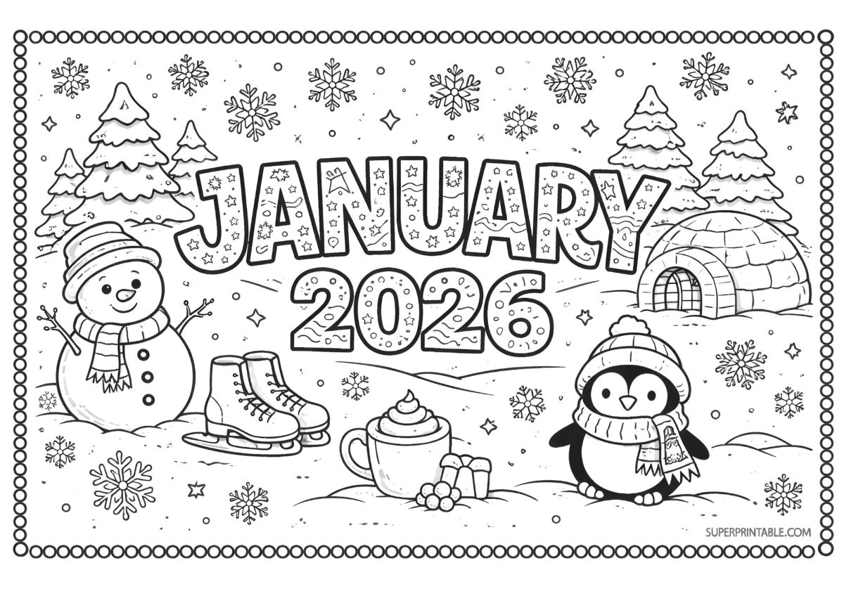 2026 Months of the Year Coloring Pages — Free PDF (English, Italian ...