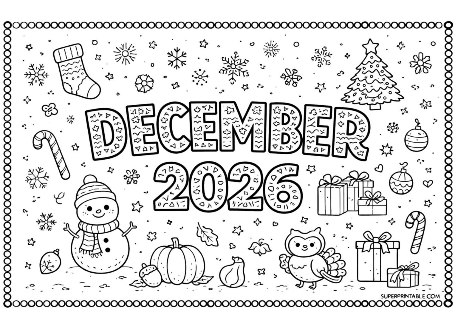2026 Months of the Year Coloring Pages — Free PDF (English, Italian ...