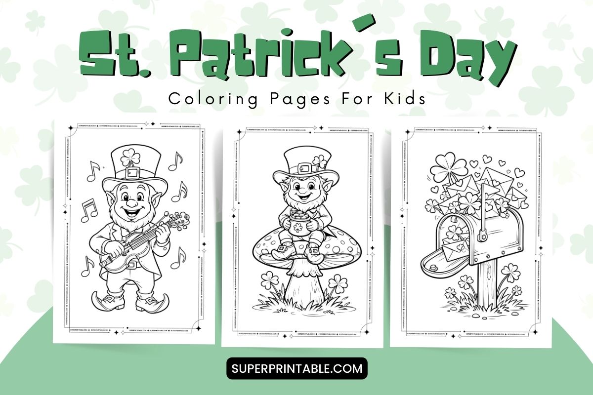 St. Patrick’s Day Printables for Kids | Coloring Pages & Activities