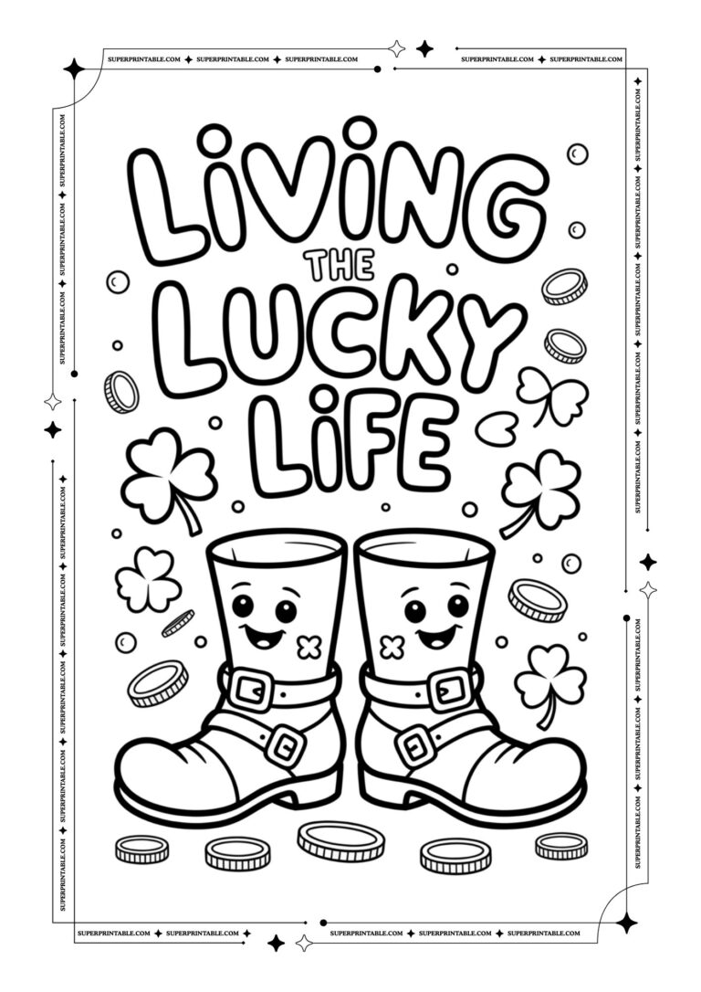 35+ Fun St. Patrick's Day Coloring Pages (Free PDF Printables)