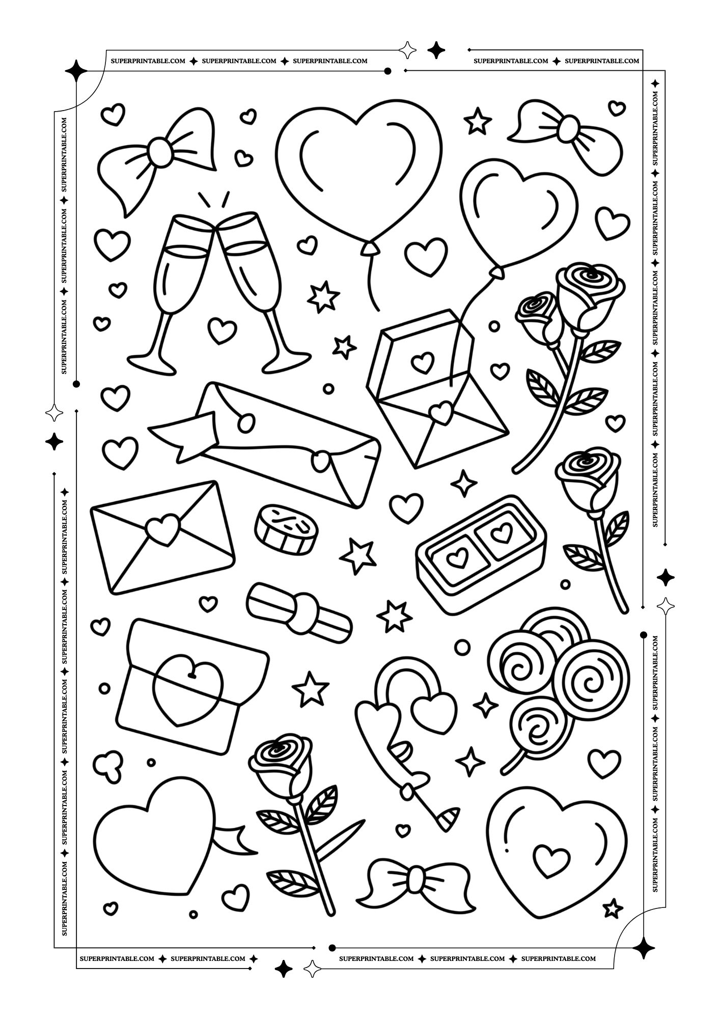 Sticker Style Valentine
