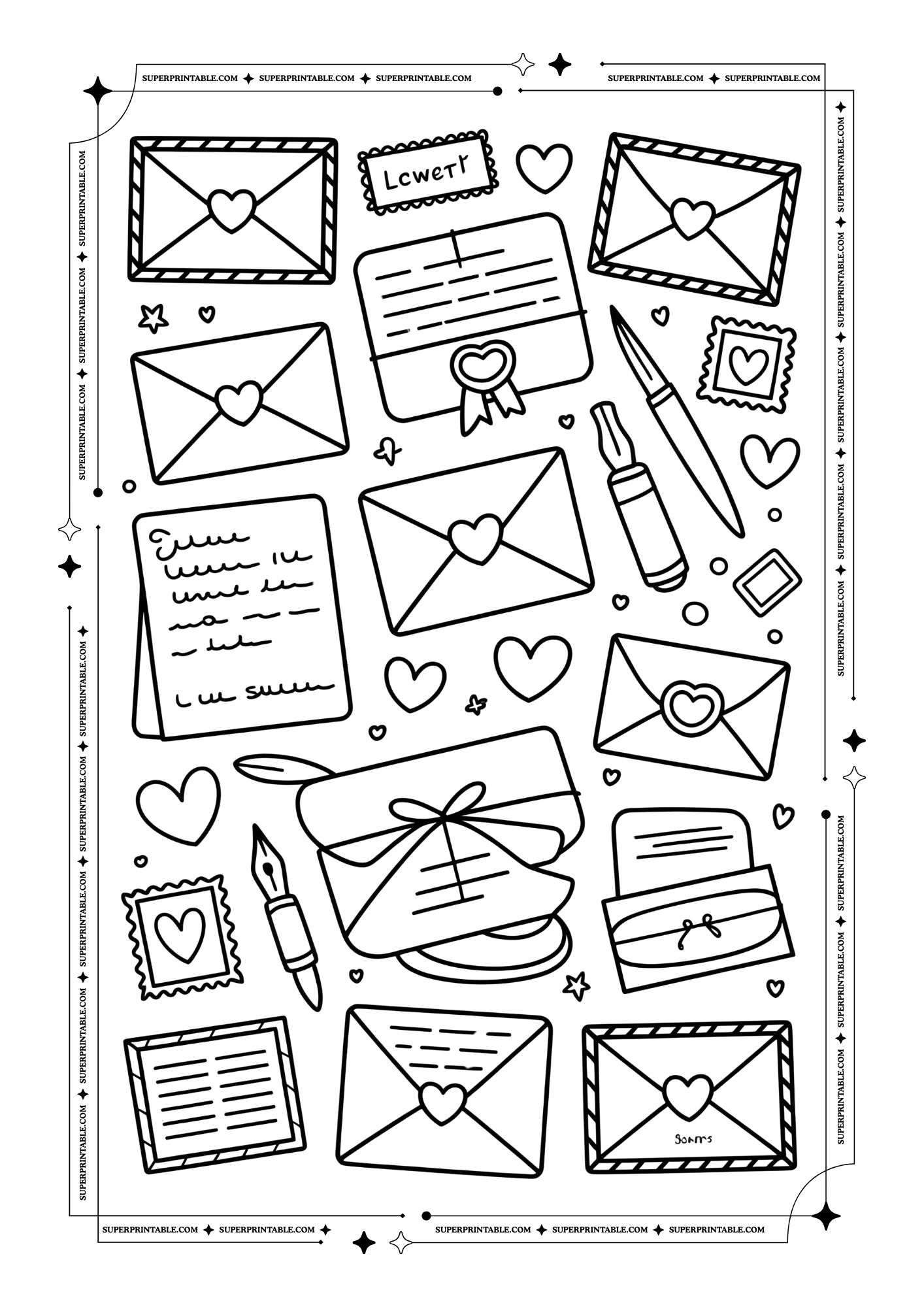 Sticker Style Valentine