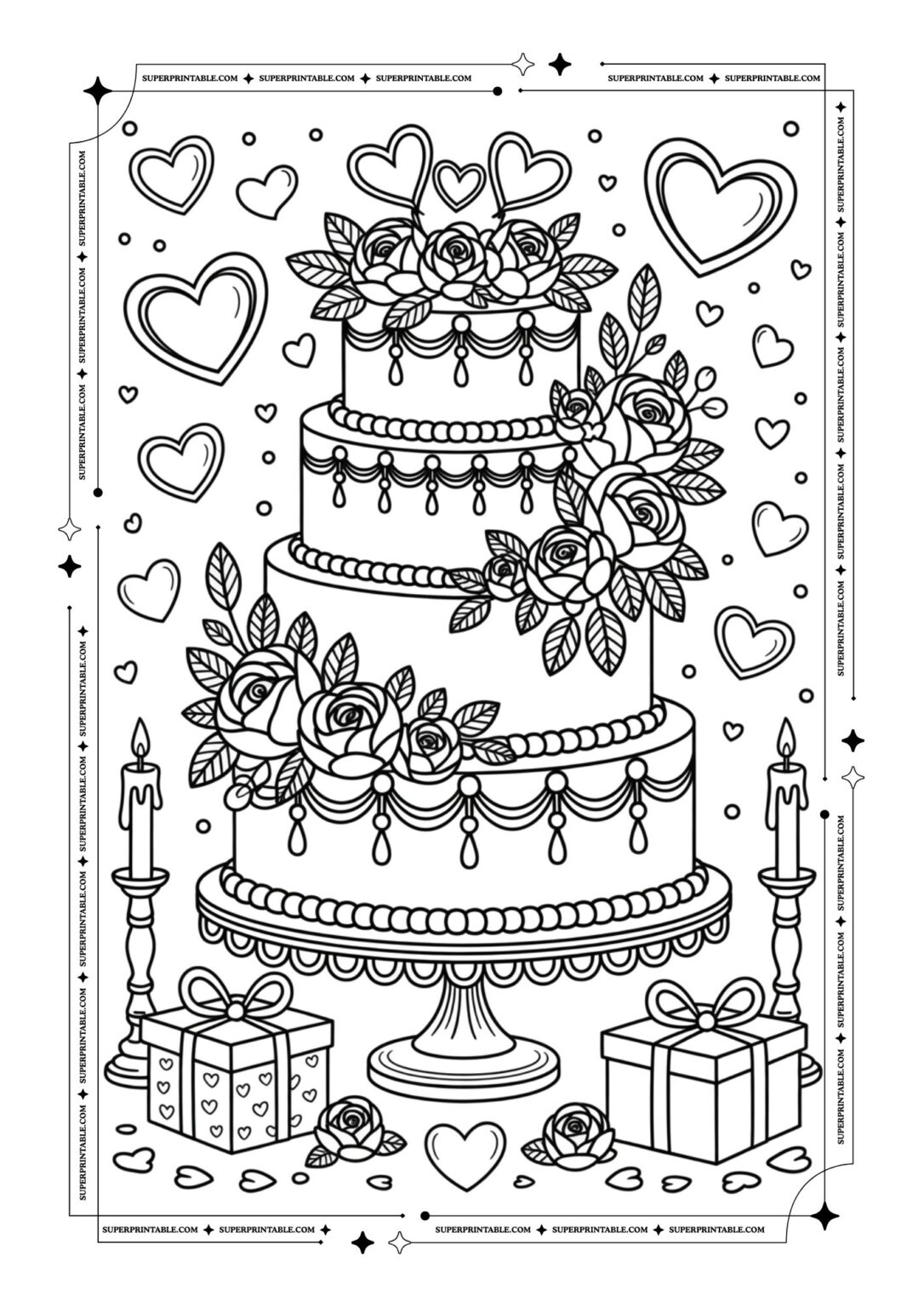 35 Valentines Day Coloring Pages For Adults (Free PDF Printables)