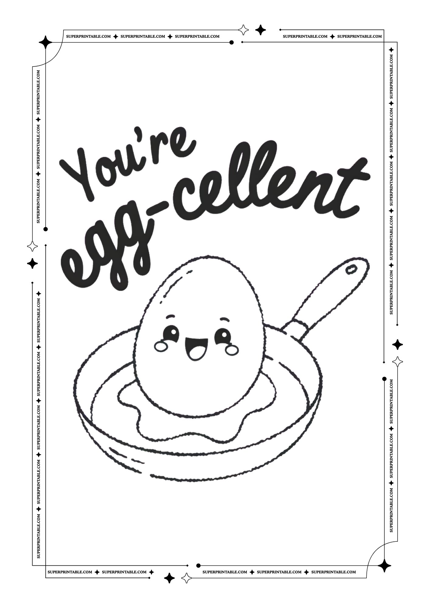Valentines Food Puns Coloring Pages 2