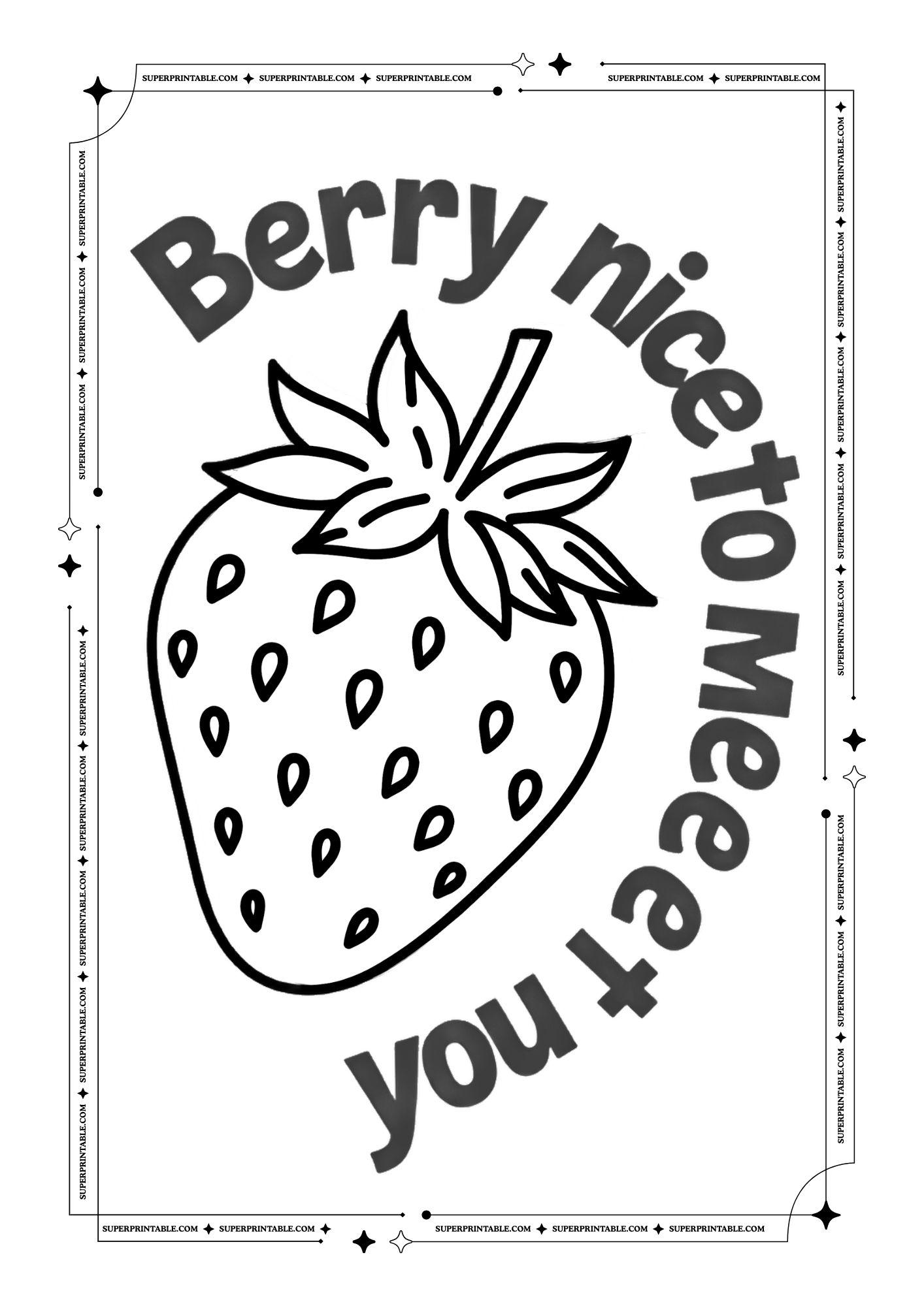 Valentines Food Puns Coloring Pages 8