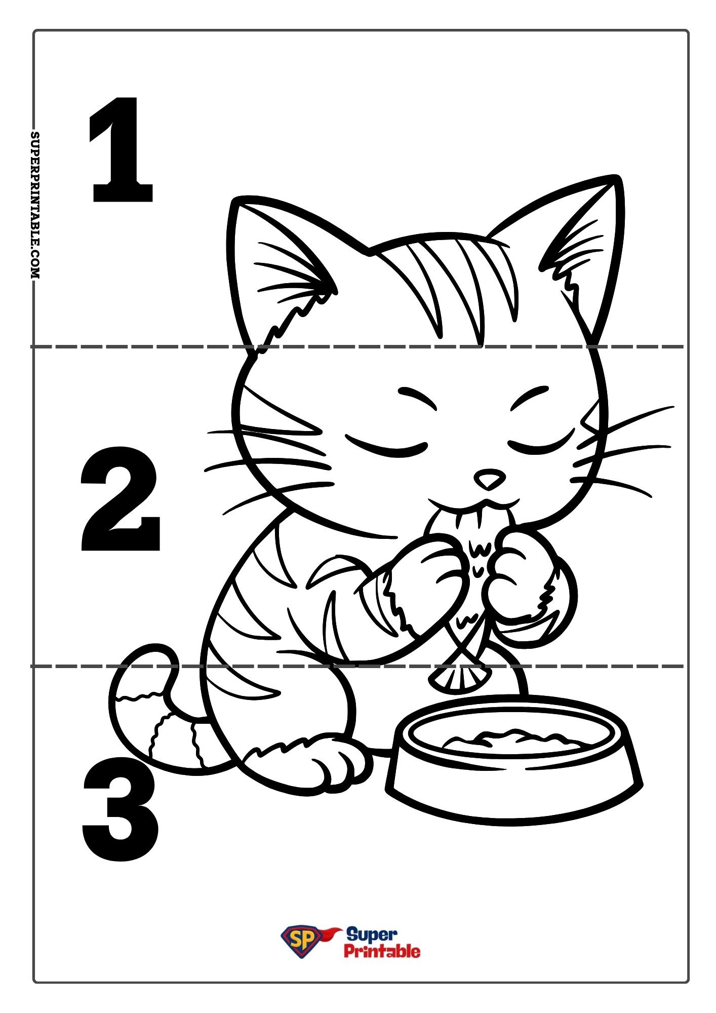 8 Cat Puzzle Activity Pack (Free PDF Printables)