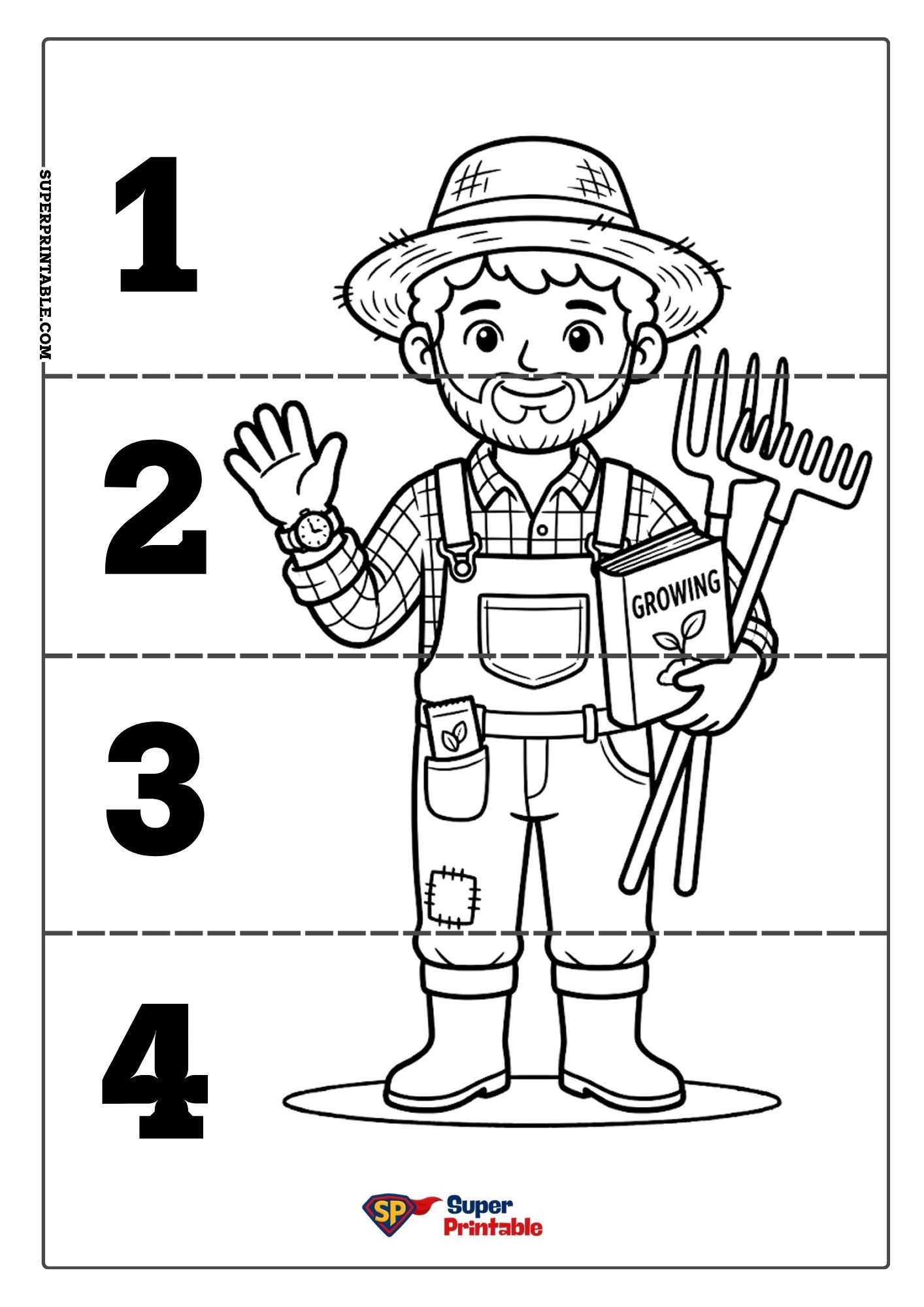 Community Helpers Sequencing Puzzle 3