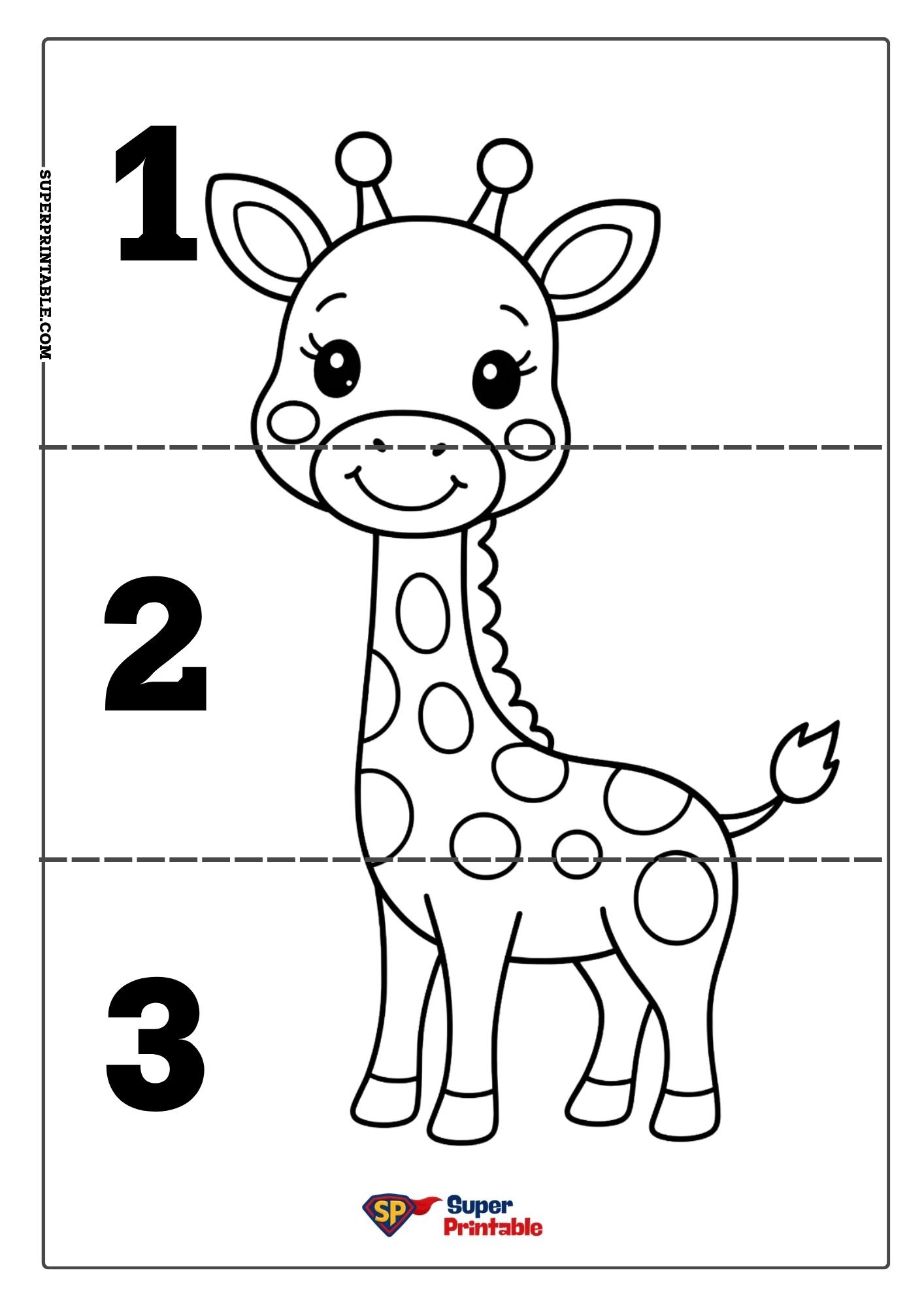 Giraffe Puzzle Activity 2