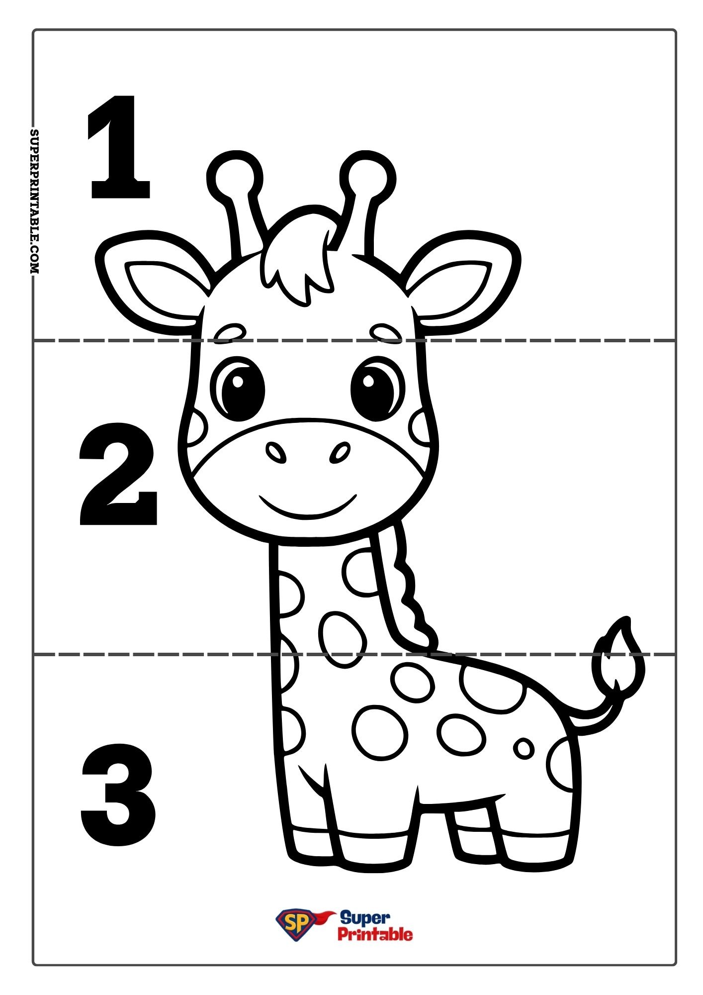 Giraffe Puzzle Activity 4