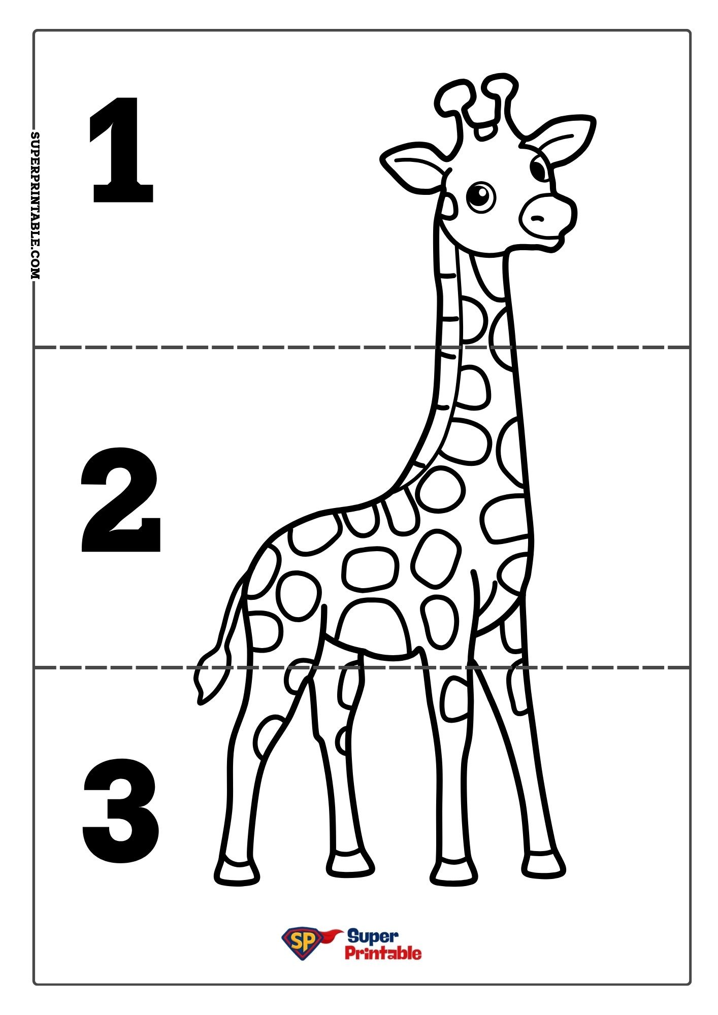 Giraffe Puzzle Activity 5