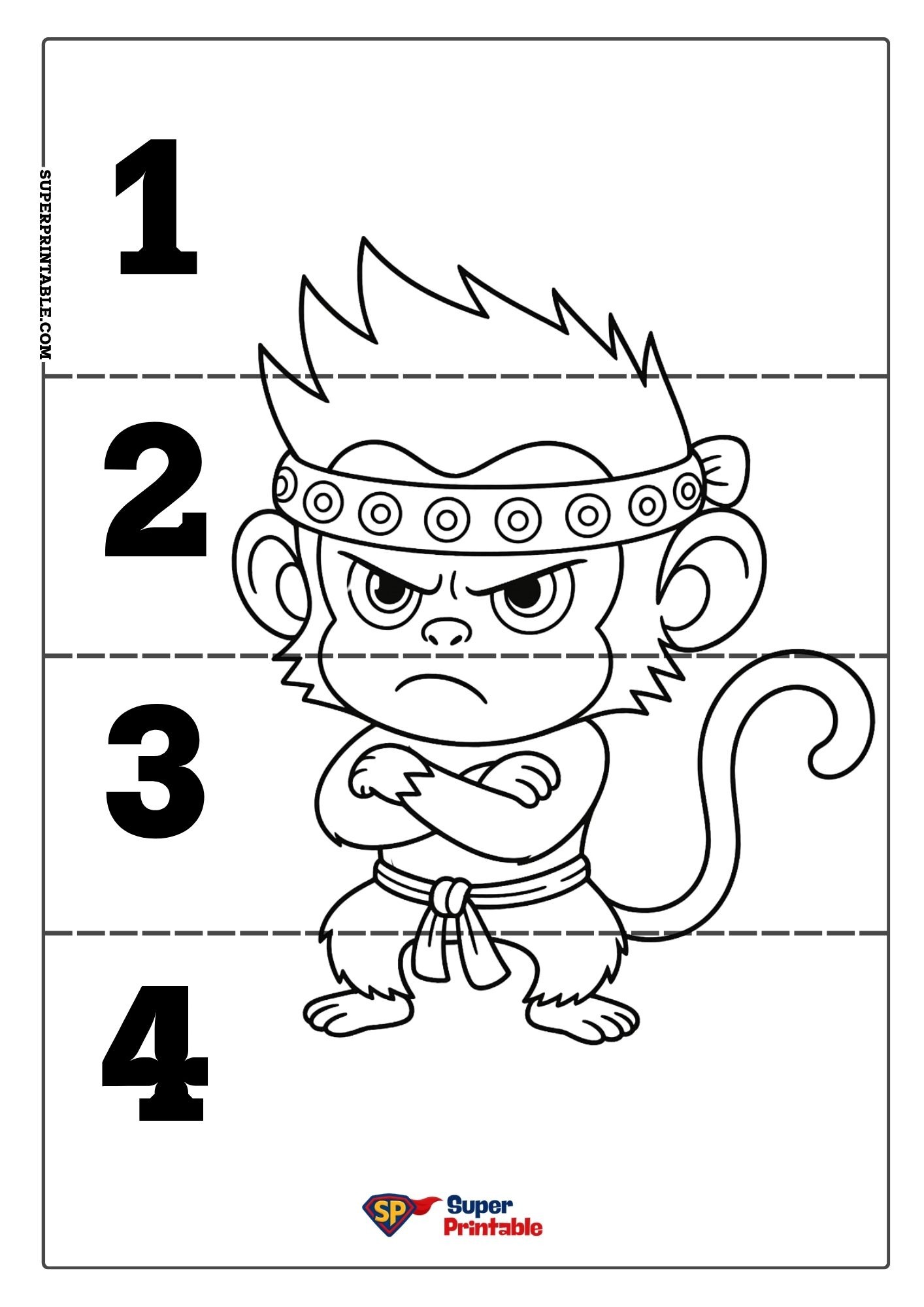 10 Monkey Puzzle Activity (Free PDF Printables)