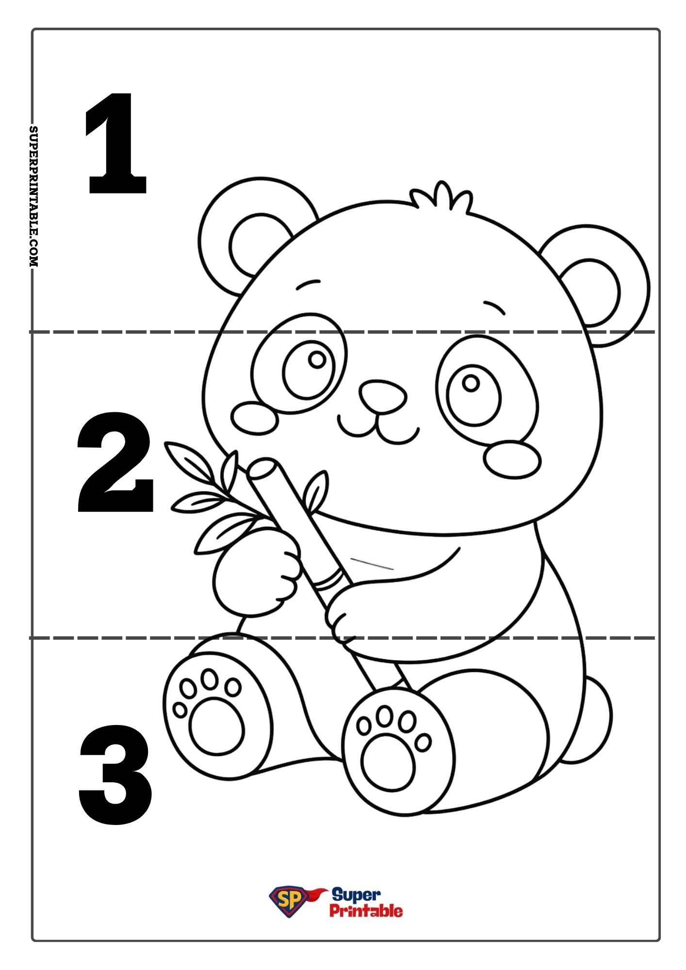 Panda Puzzle Activity Pack 1