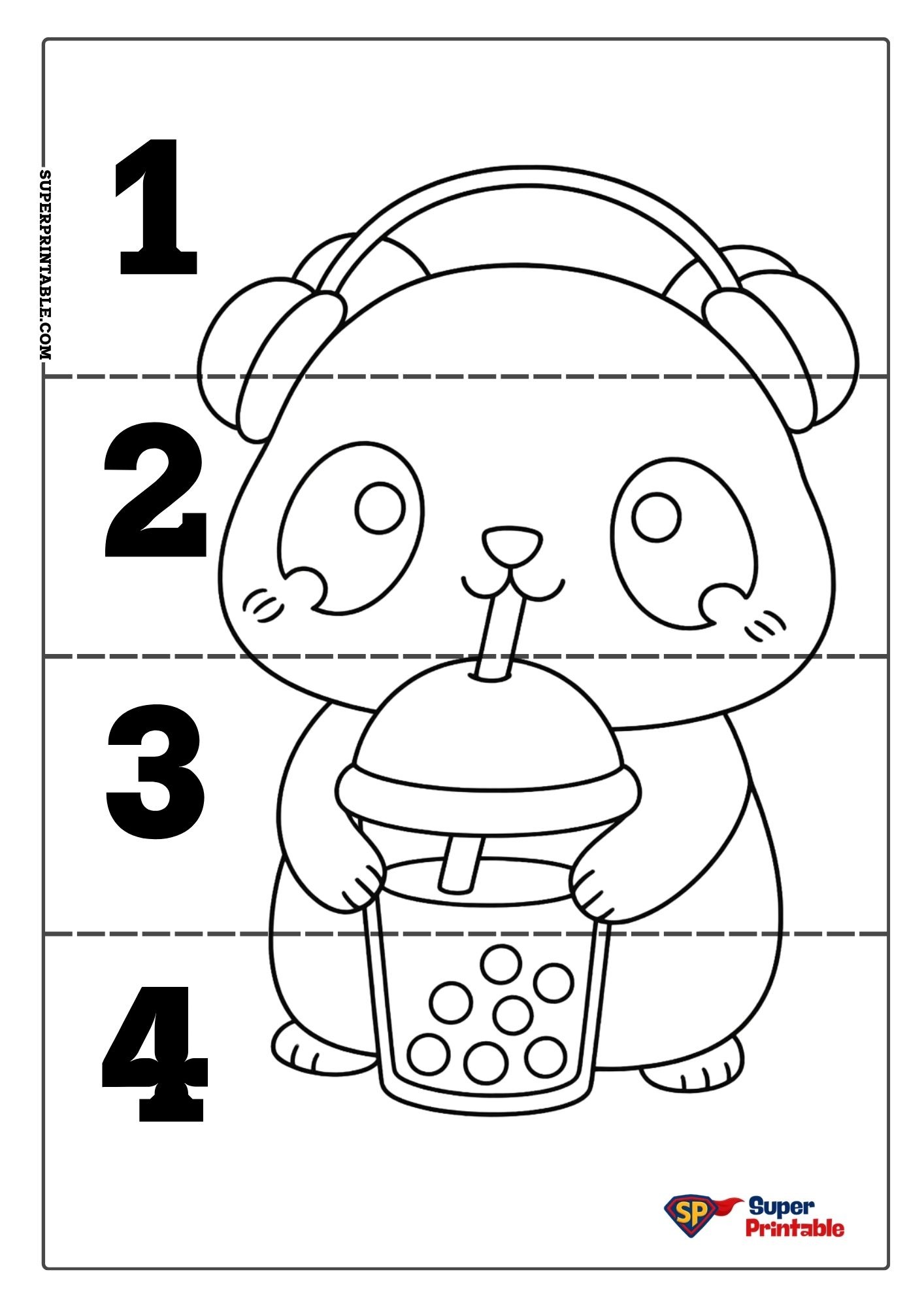 Panda Puzzle Activity Pack 3