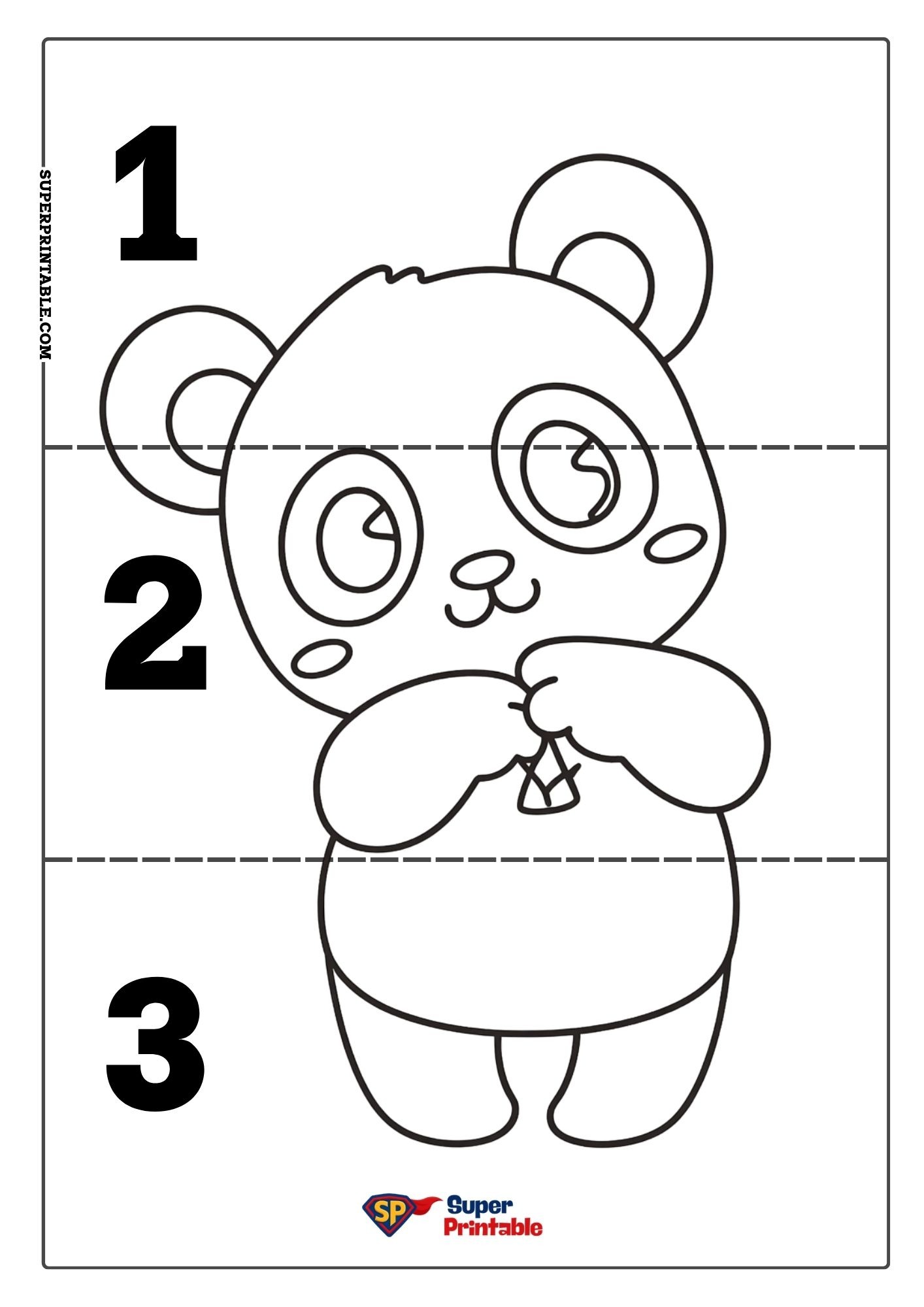 Panda Puzzle Activity Pack 4