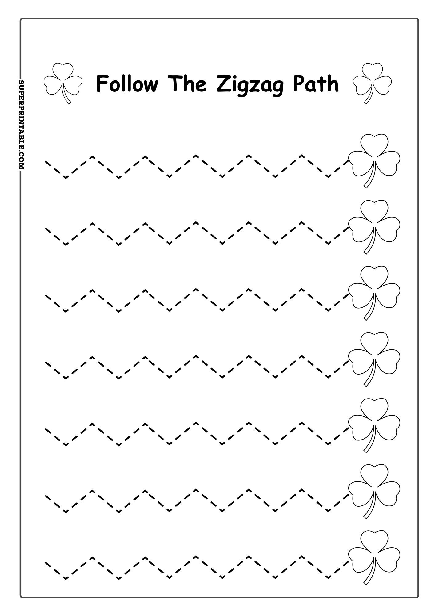 Shamrock Cutting Activity Pack 2