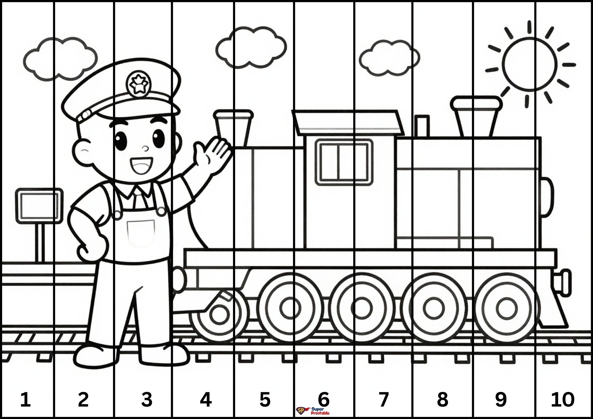 Community Helper Cut and Color 12