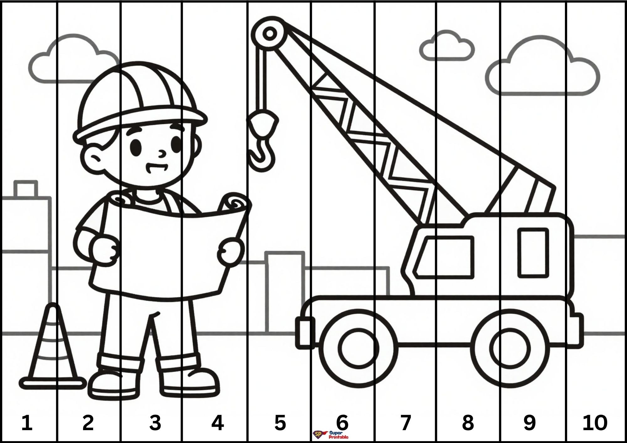 Community Helper Cut and Color 5