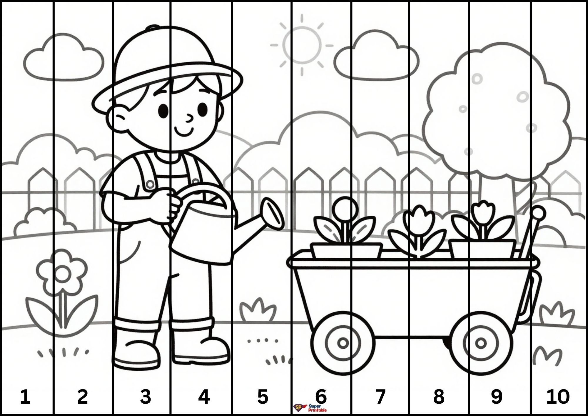 Community Helper Cut and Color 6
