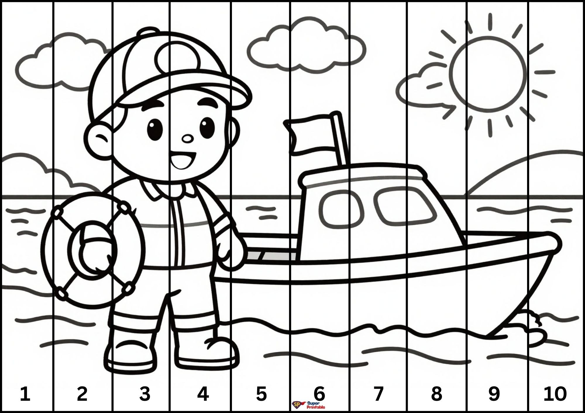 Community Helper Cut and Color 7