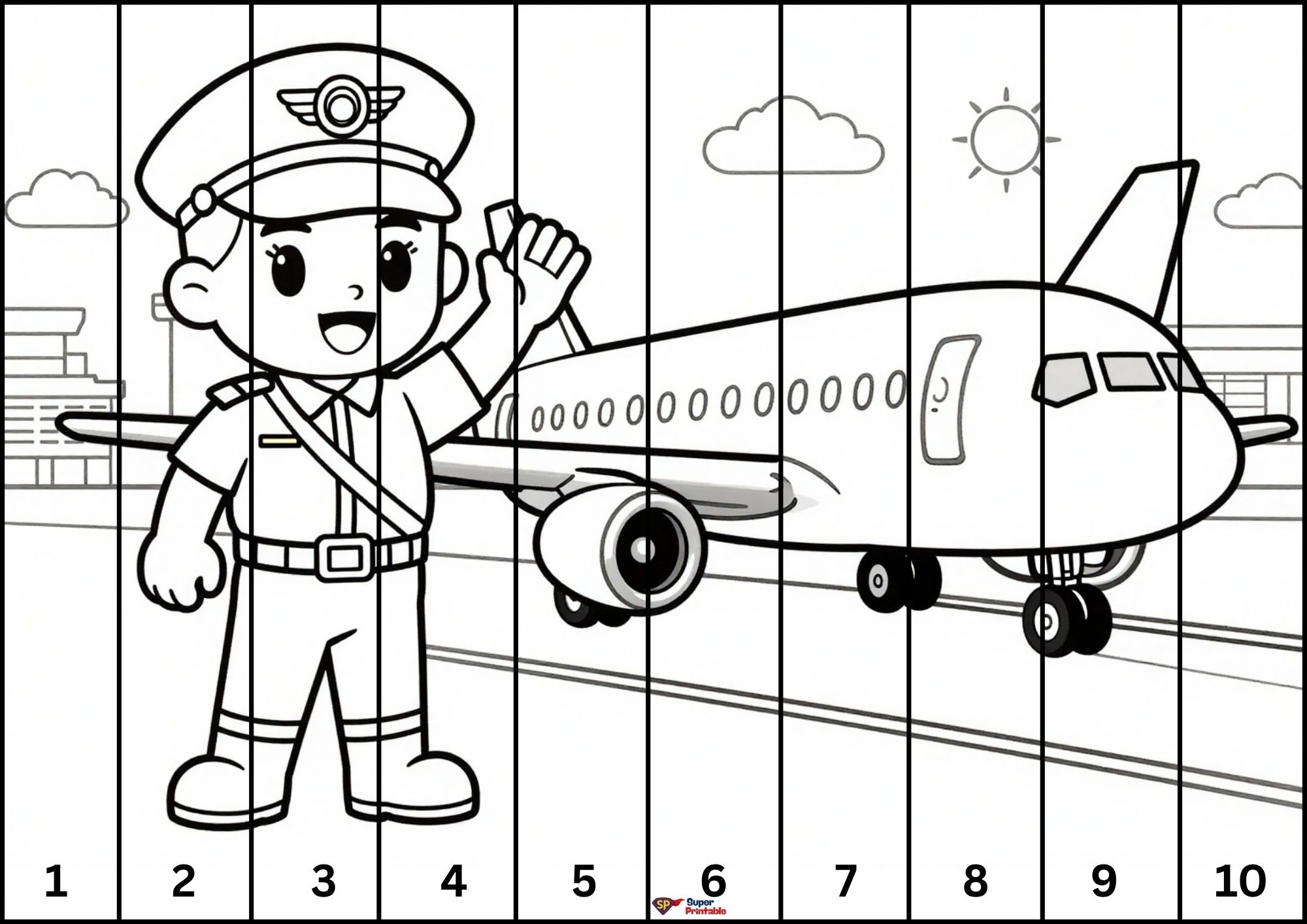 Community Helper Cut and Color 9