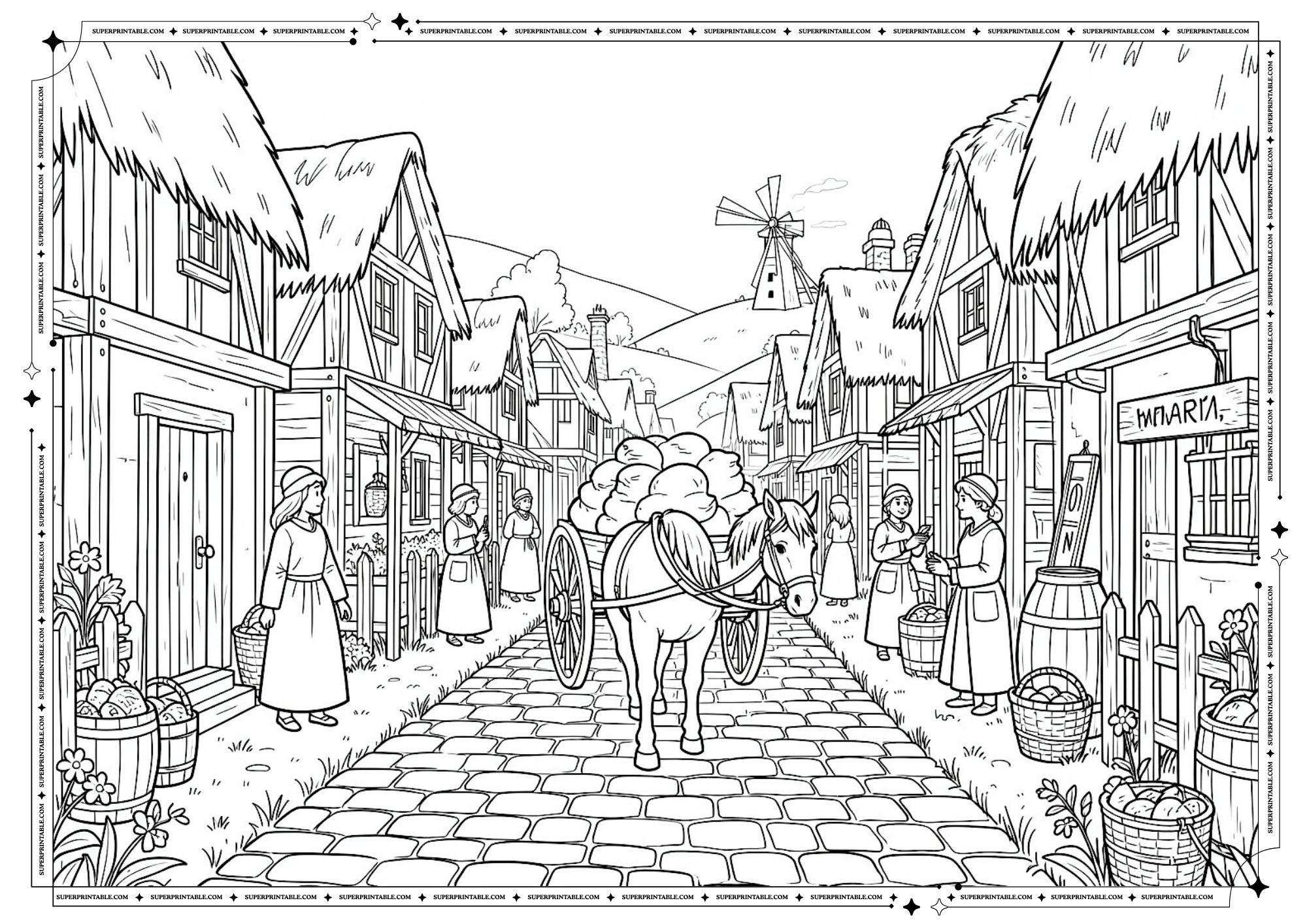 15+ Medieval Coloring Pages (Free PDF Printables)