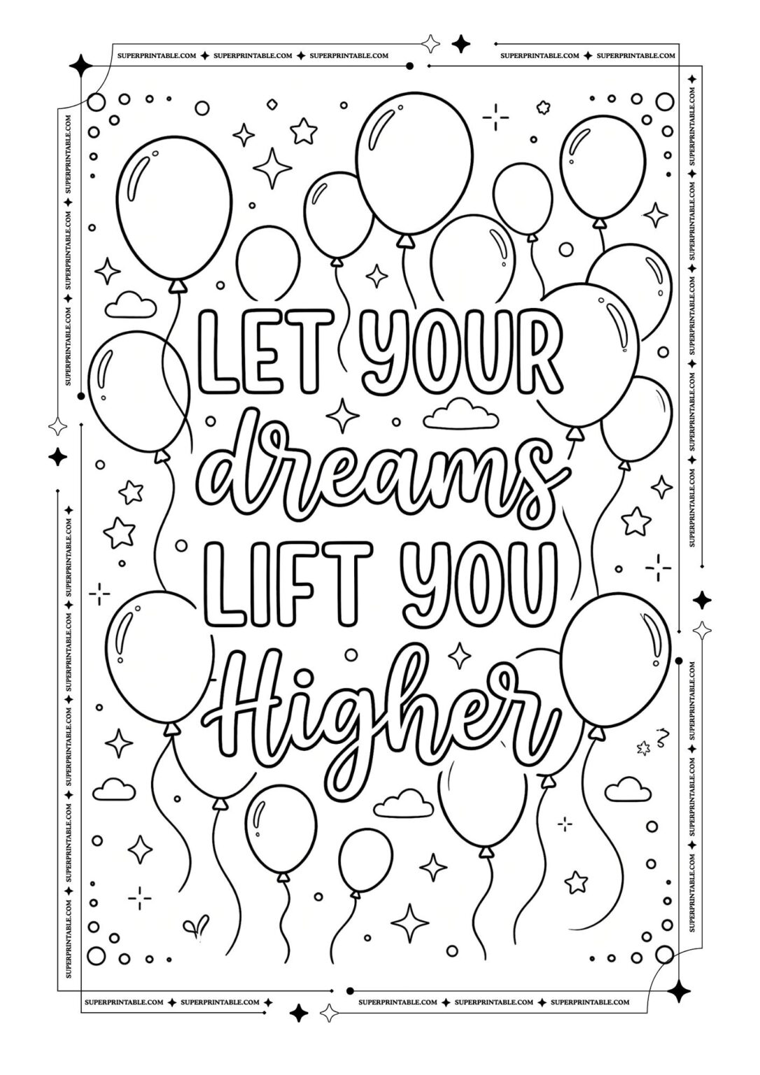 30 Positive Affirmation Coloring Pages (Free PDF Printables)