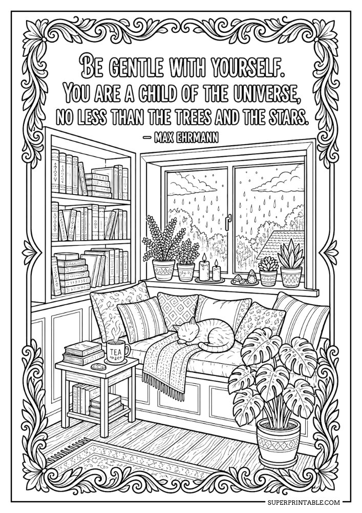 25 Mental Health Quotes Coloring Pages (Free PDF Printable)