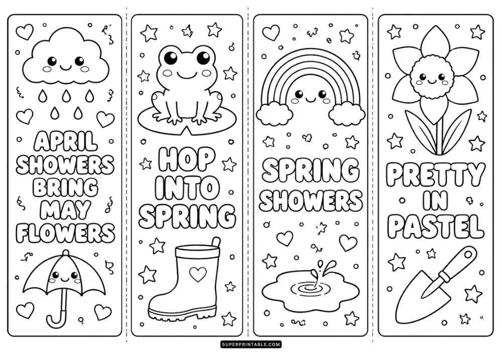 Four autumn bookmarks with pumpkins, scarves, leaves, fox, and fall quotes.
