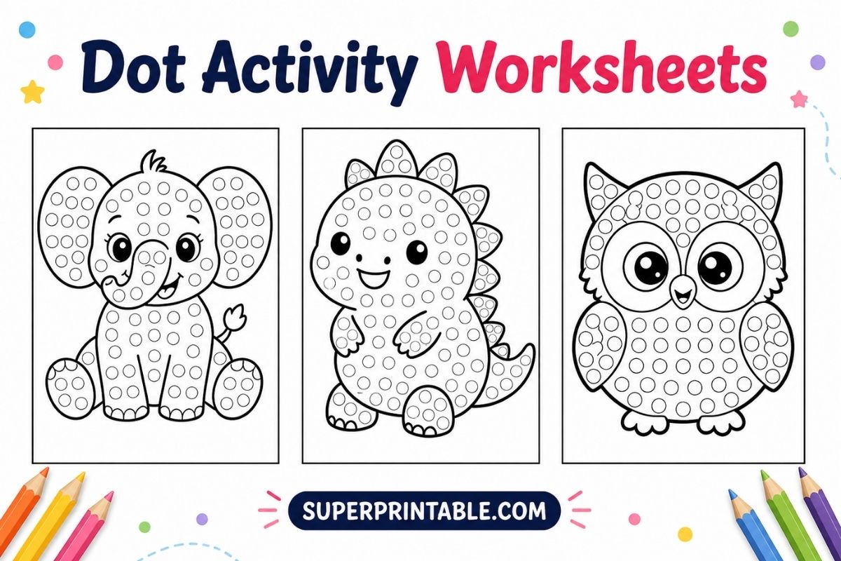 18+ Dot Activity Worksheets (Free PDF Printables)