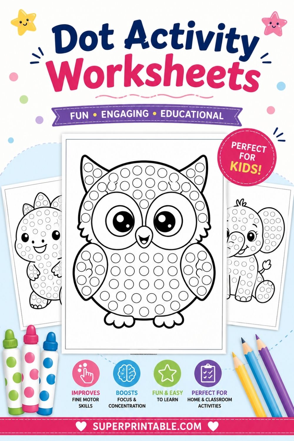 18+ Dot Activity Worksheets (Free PDF Printables)