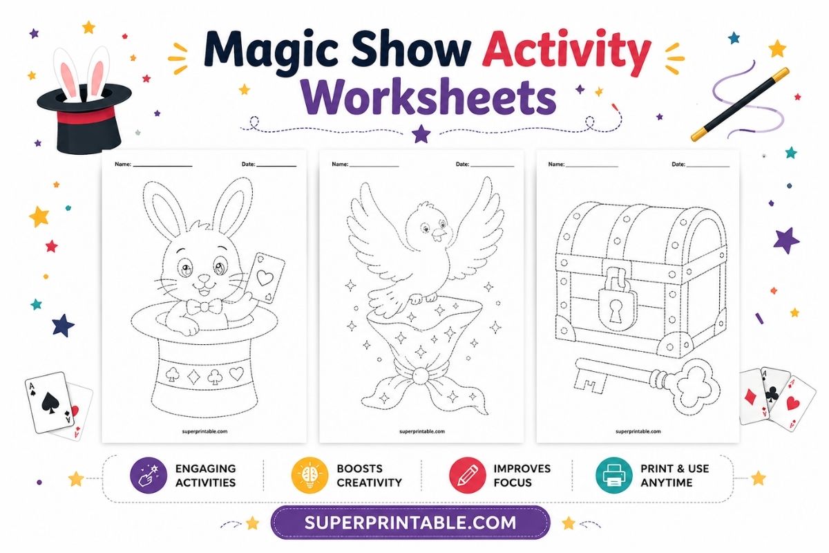 Free Magic Show Activity Worksheets