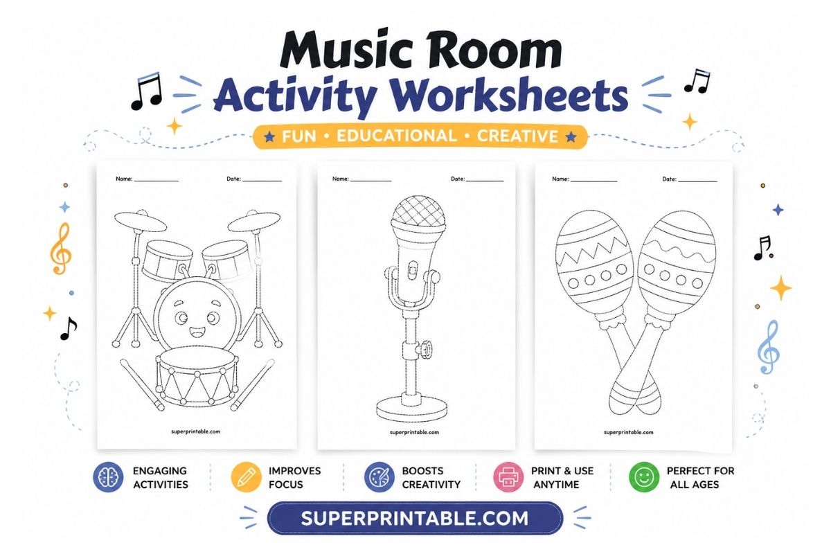 Free Music Room Activity Worksheets